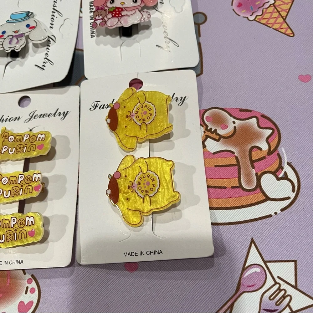 Sanrio Characters Bundle of 7 Hair Clips